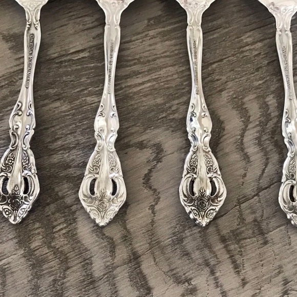 Oneida Michelangelo Cube Set of 6 Stainless Steel Teaspoons - Picture 7 of 8